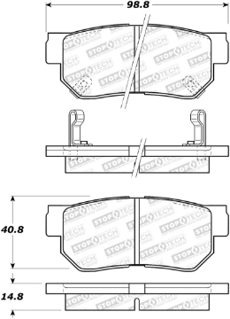 Picture of StopTech Street Brake Pads