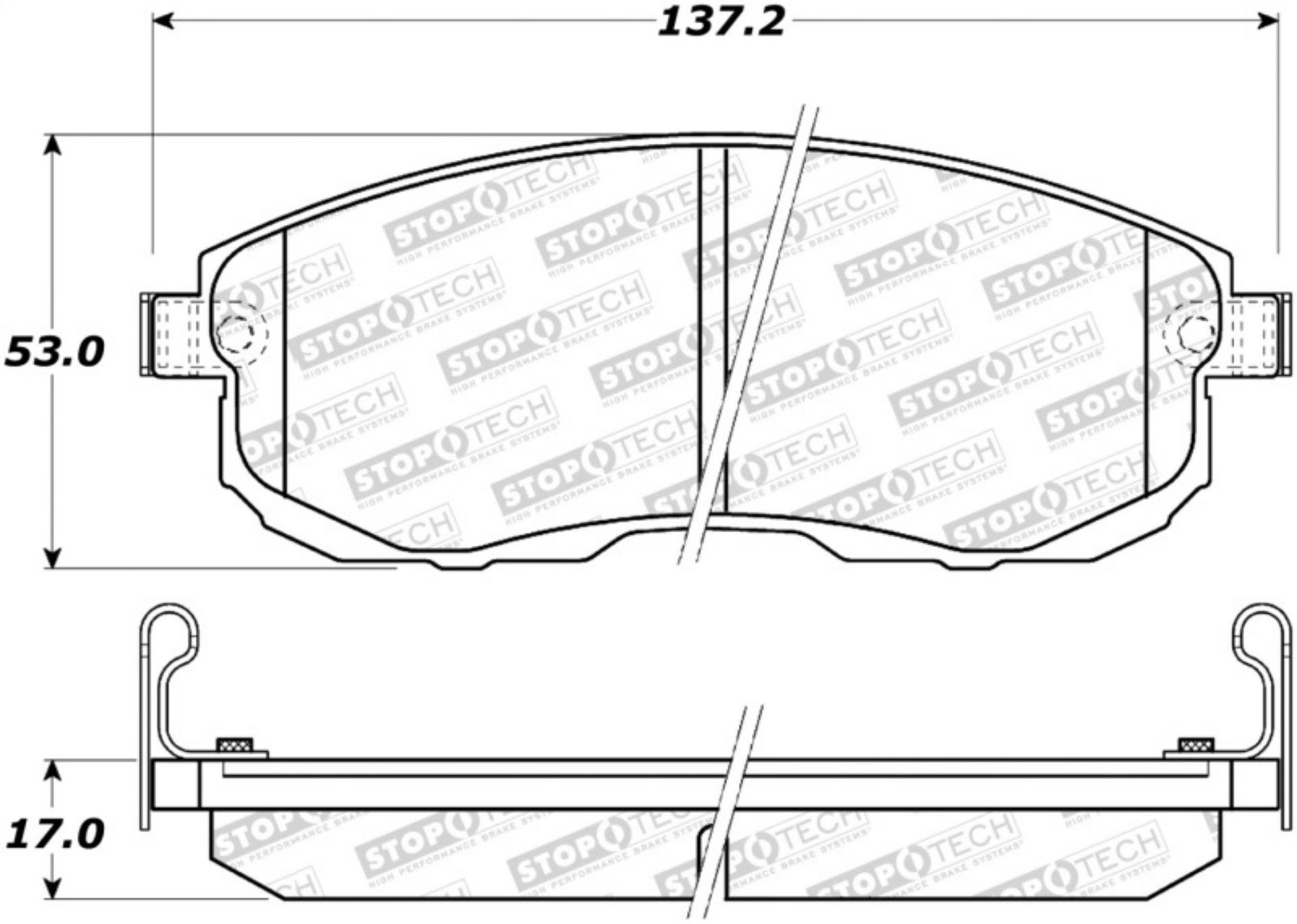 Picture of StopTech Street Brake Pads