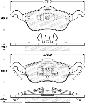 Picture of StopTech Street Brake Pads