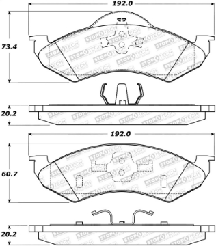 Picture of StopTech Street Brake Pads