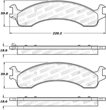 Picture of StopTech Street Brake Pads