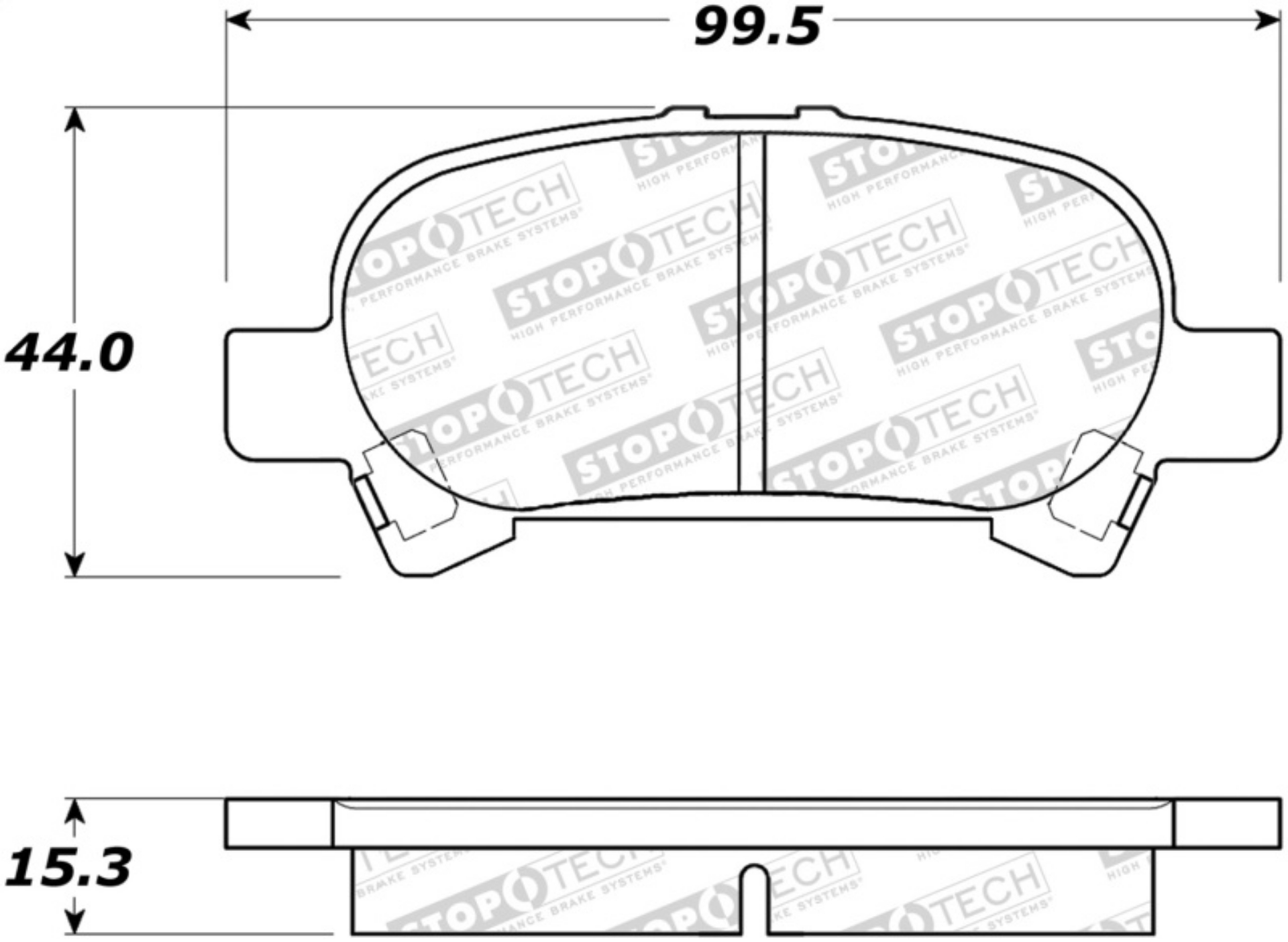 Picture of StopTech Street Brake Pads