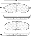 Picture of StopTech Street Brake Pads