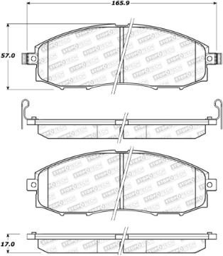 Picture of StopTech Street Brake Pads