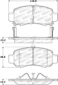 Picture of StopTech Street Brake Pads