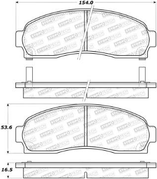 Picture of StopTech Street Brake Pads