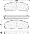 Picture of StopTech Street Brake Pads