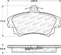 Picture of StopTech Street Brake Pads