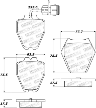 Picture of StopTech Street Brake Pads