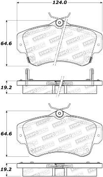 Picture of StopTech Street Brake Pads