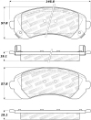Picture of StopTech Street Brake Pads