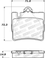 Picture of StopTech Street Brake Pads