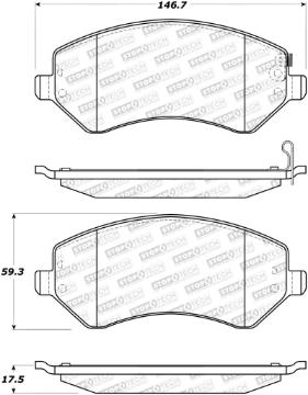 Picture of StopTech Street Brake Pads