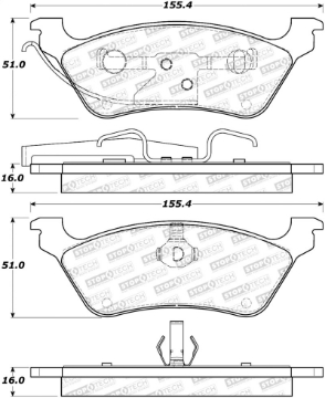 Picture of StopTech Street Brake Pads