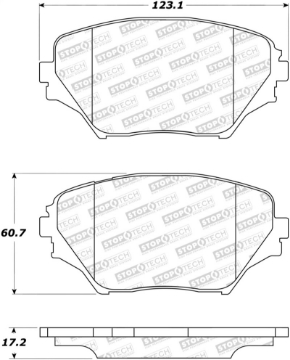 Picture of StopTech Street Brake Pads