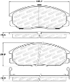 Picture of StopTech Street Brake Pads