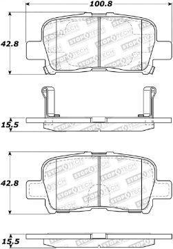 Picture of StopTech Street Brake Pads