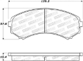 Picture of StopTech Street Brake Pads