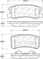 Picture of StopTech Street Brake Pads