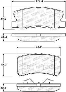 Picture of StopTech Street Brake Pads