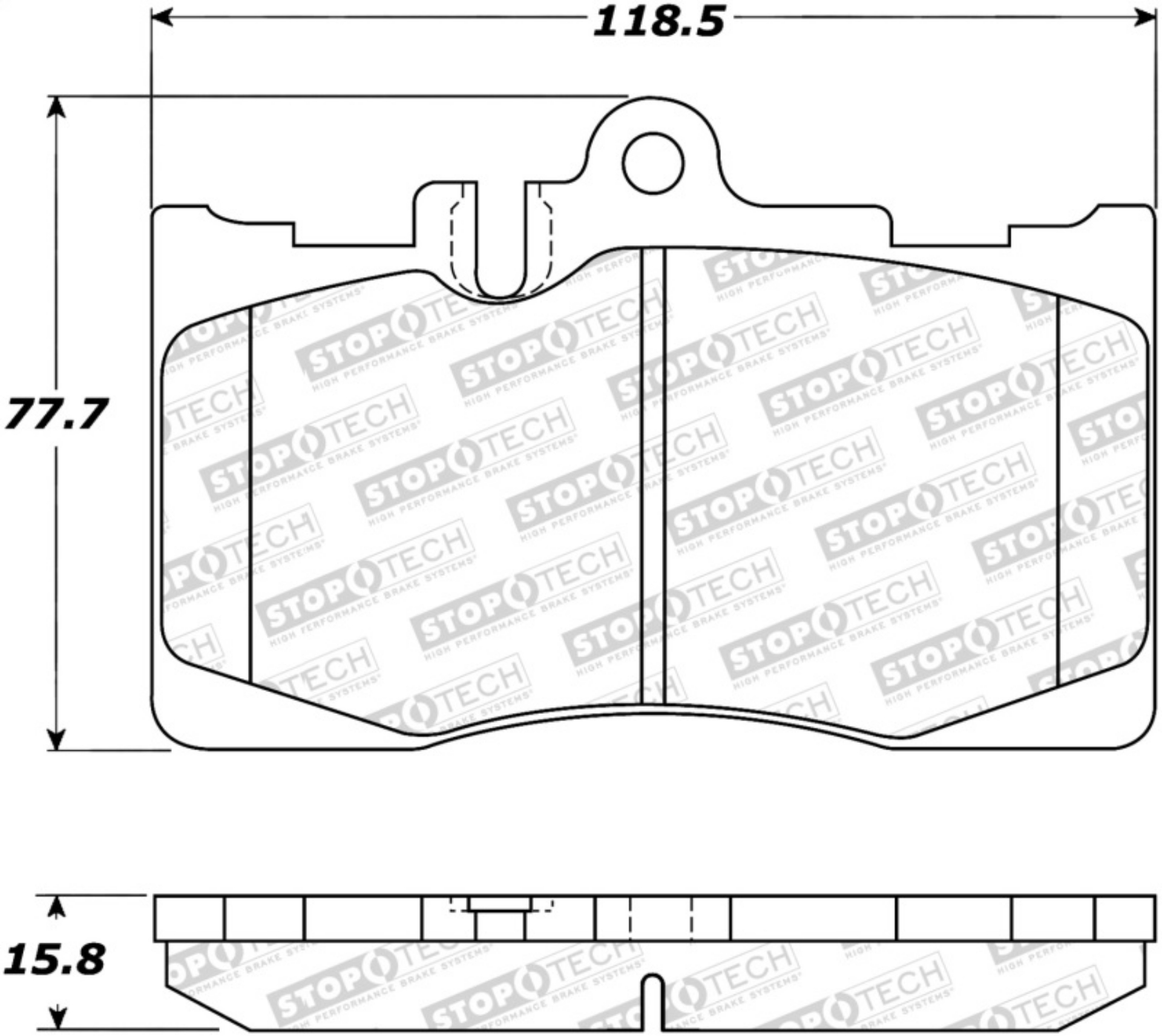 Picture of StopTech Street Brake Pads