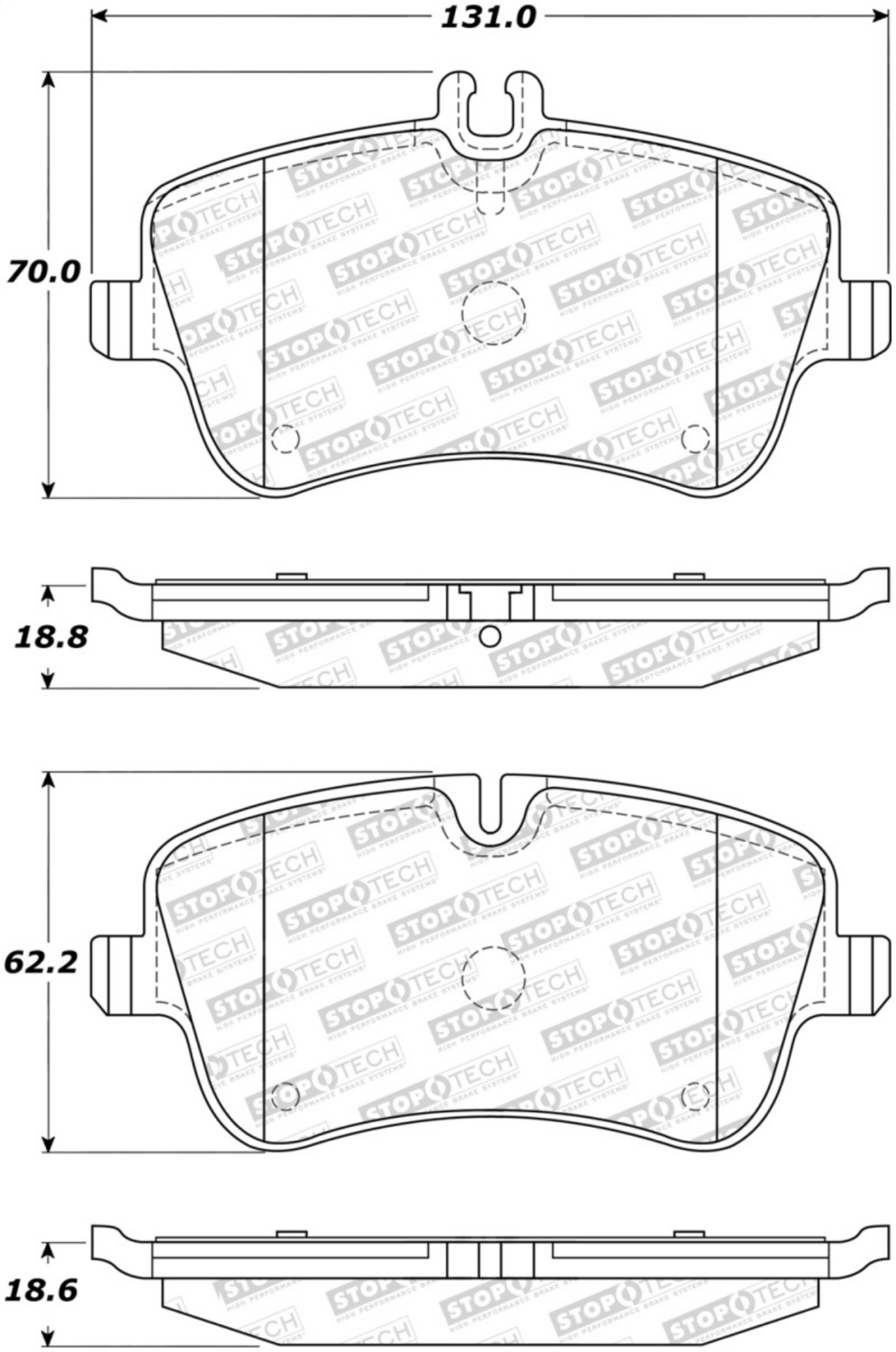 Picture of StopTech Street Brake Pads