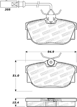 Picture of StopTech Street Brake Pads