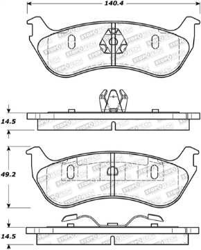 Picture of StopTech Street Brake Pads