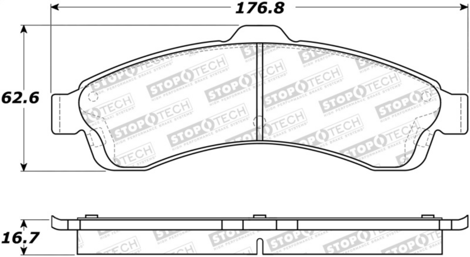 Picture of StopTech Street Brake Pads