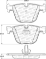 Picture of StopTech Street Brake Pads