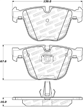 Picture of StopTech Street Brake Pads