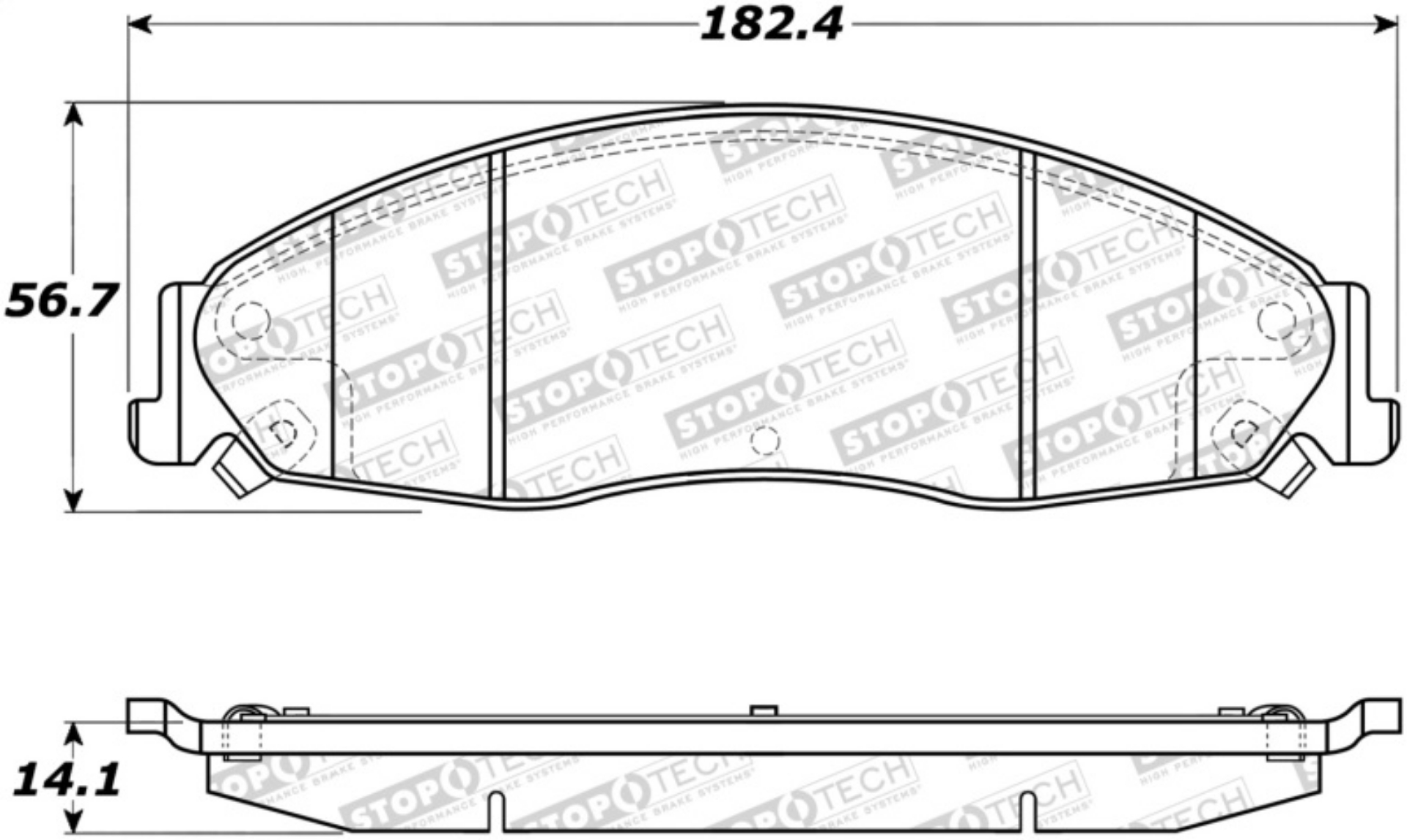 Picture of StopTech Street Brake Pads