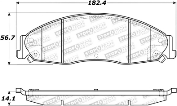Picture of StopTech Street Brake Pads