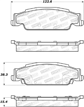 Picture of StopTech Street Brake Pads