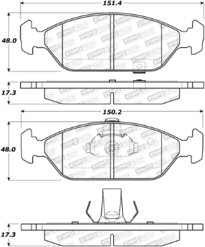 Picture of StopTech Street Brake Pads