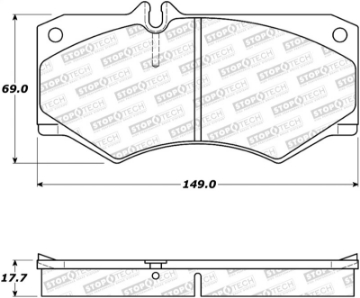 Picture of StopTech Street Brake Pads