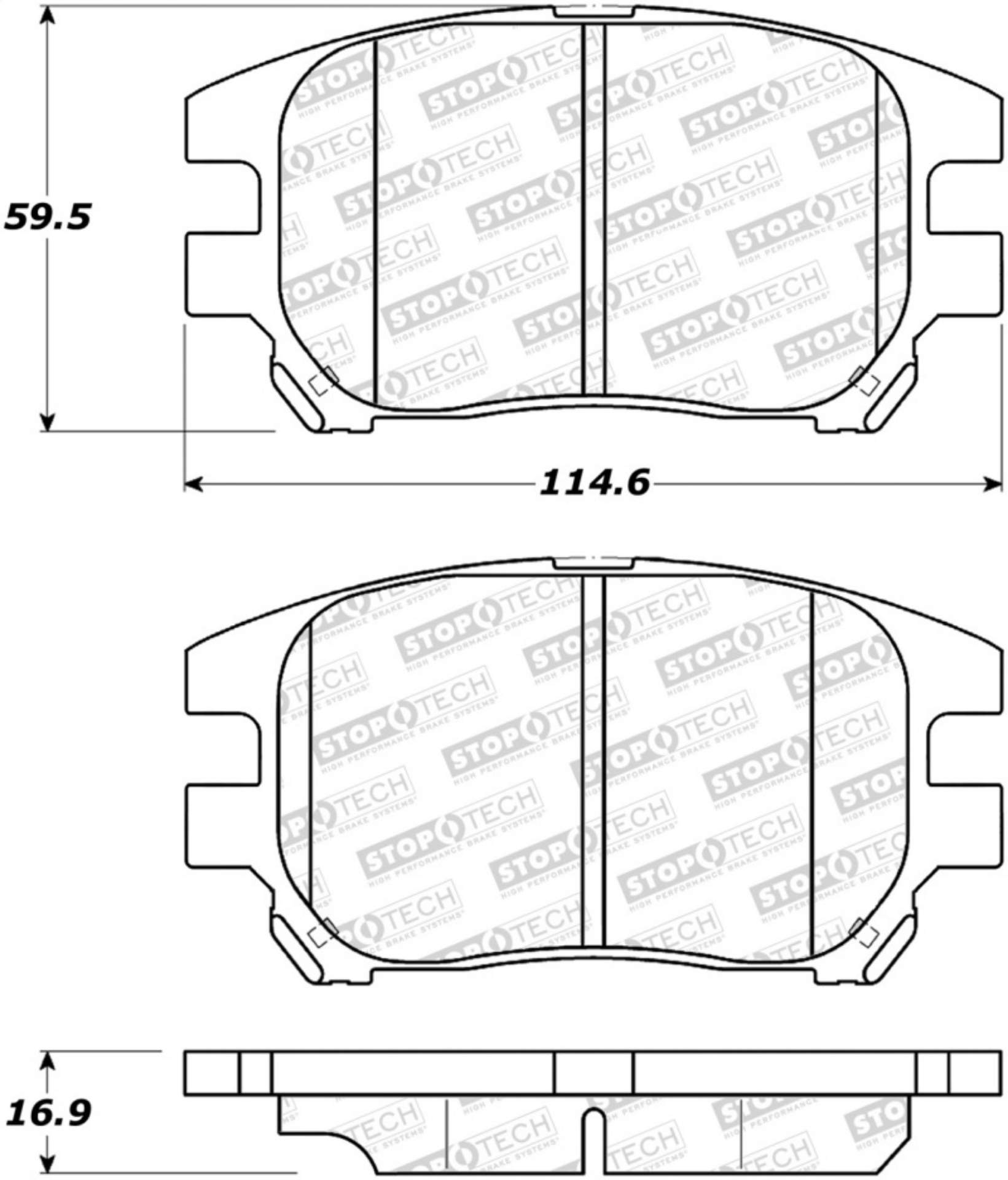 Picture of StopTech Street Brake Pads