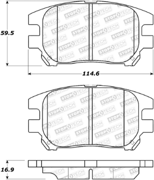 Picture of StopTech Street Brake Pads