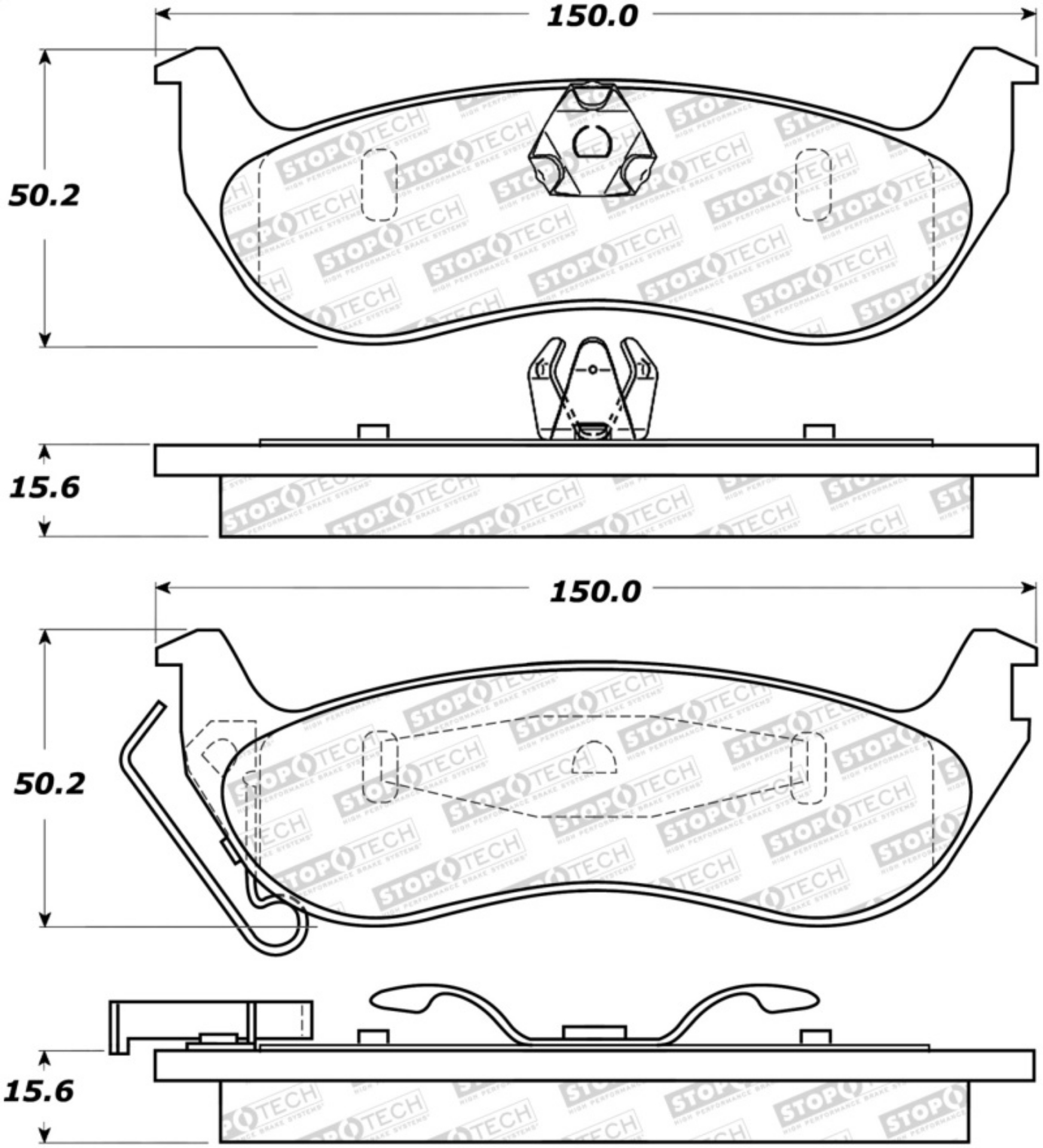 Picture of StopTech Street Brake Pads