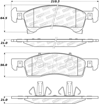 Picture of StopTech Street Brake Pads