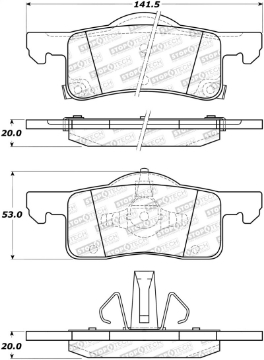 Picture of StopTech Street Brake Pads