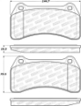 Picture of StopTech Street Brake Pads