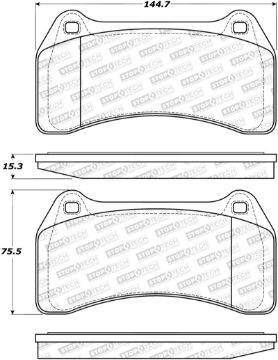 Picture of StopTech Street Brake Pads