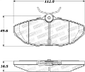 Picture of StopTech Street Brake Pads