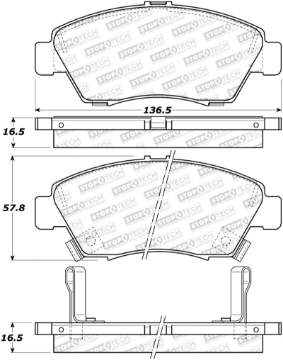Picture of StopTech Street Brake Pads
