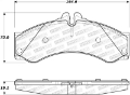 Picture of StopTech Street Brake Pads