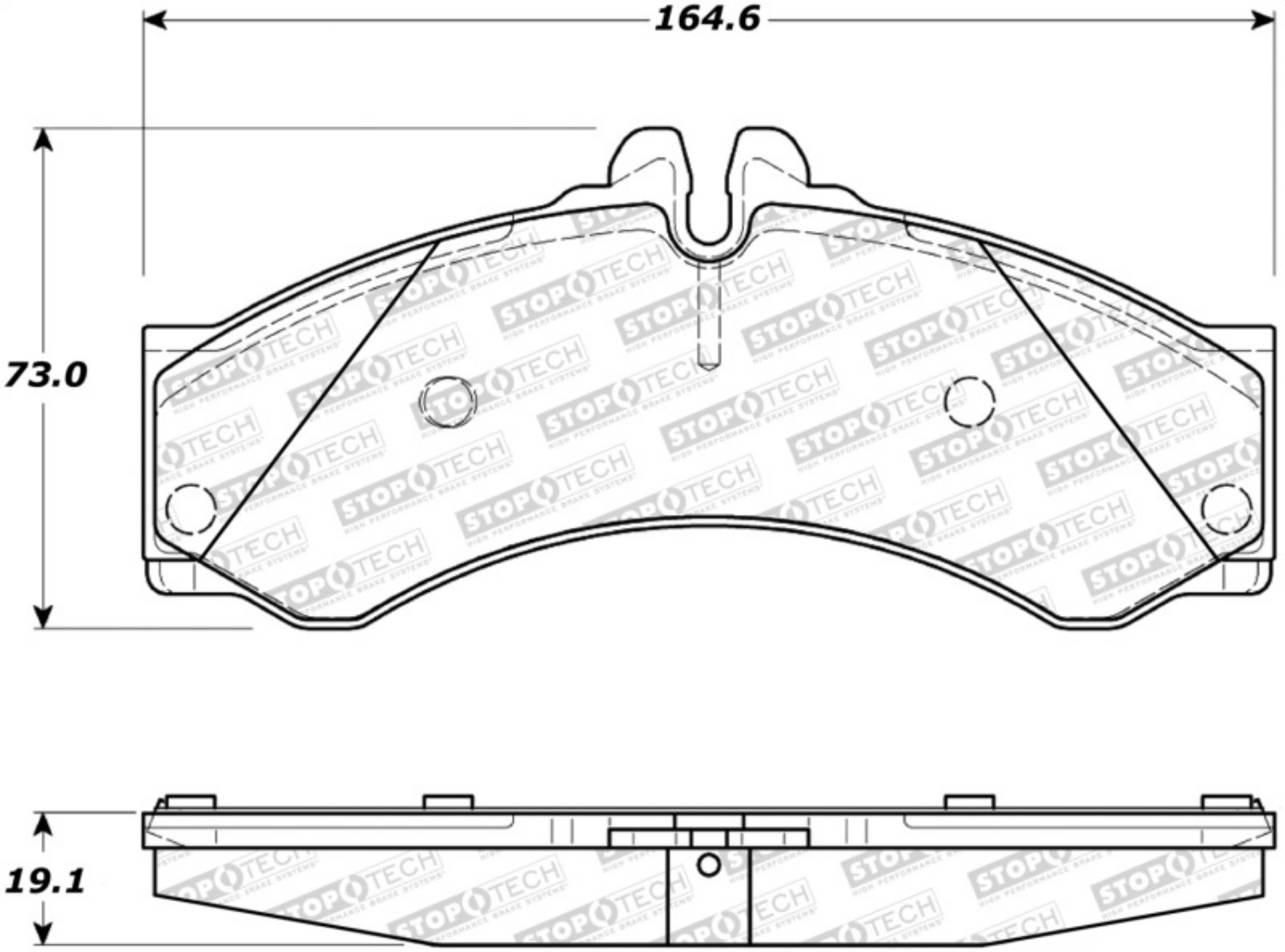 Picture of StopTech Street Brake Pads