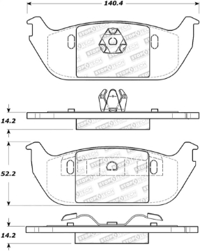 Picture of StopTech Street Brake Pads