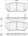 Picture of StopTech Street Brake Pads