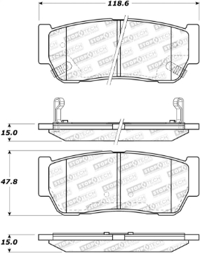 Picture of StopTech Street Brake Pads